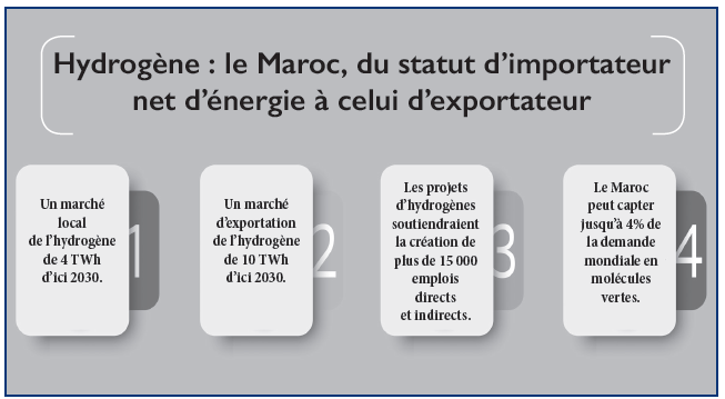 Potentialité/Hydrogène : Dépassant l’Algérie et les Etats Unis, le Maroc, futur leader énergétique