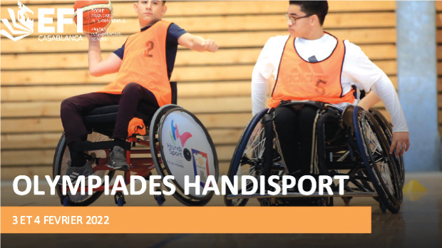 Casablanca : Coup d’envoi aux Olympiades Handisport de l’EFI Casablanca : Coup d’envoi aux Olympiades Handisport de l’EFI