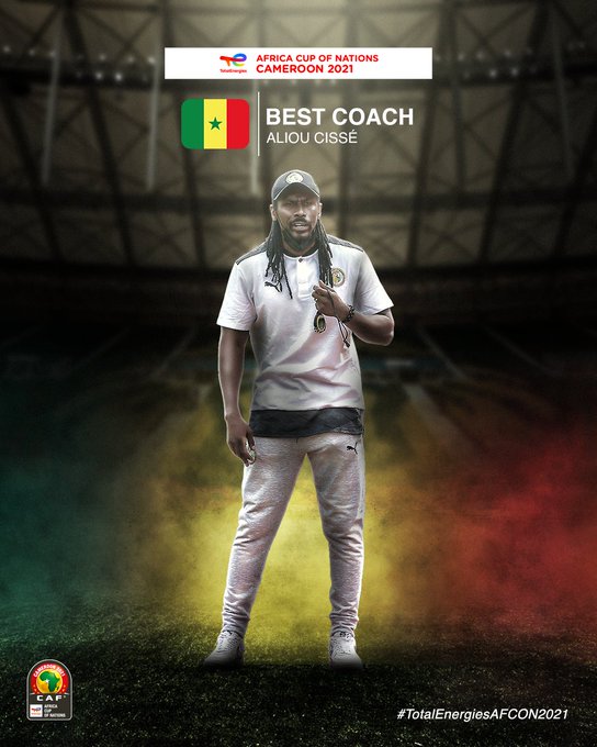 CAN 2021 / Aliou Cissé, meilleur coach de la 33e édition de la CAN