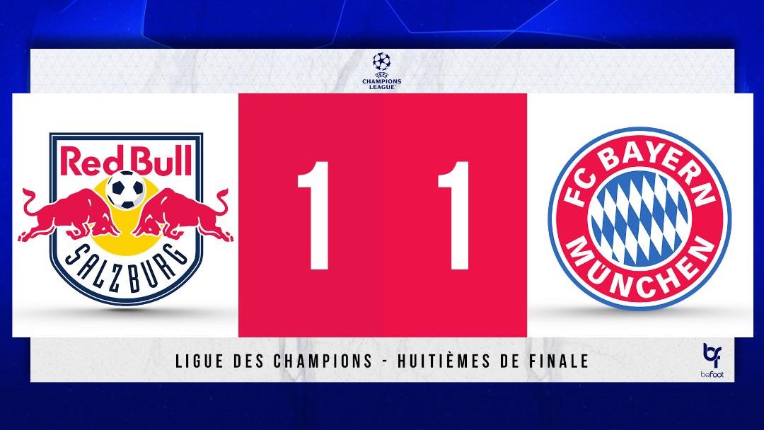 Ligue des champions : RB Salzbourg vs Bayern Munich (1-1) Les Bavarois arrachent le nul à la 90’ Ligue des champions : RB Salzbourg vs Bayern Munich (1-1) Les Bavarois arrachent le nul à la 90’