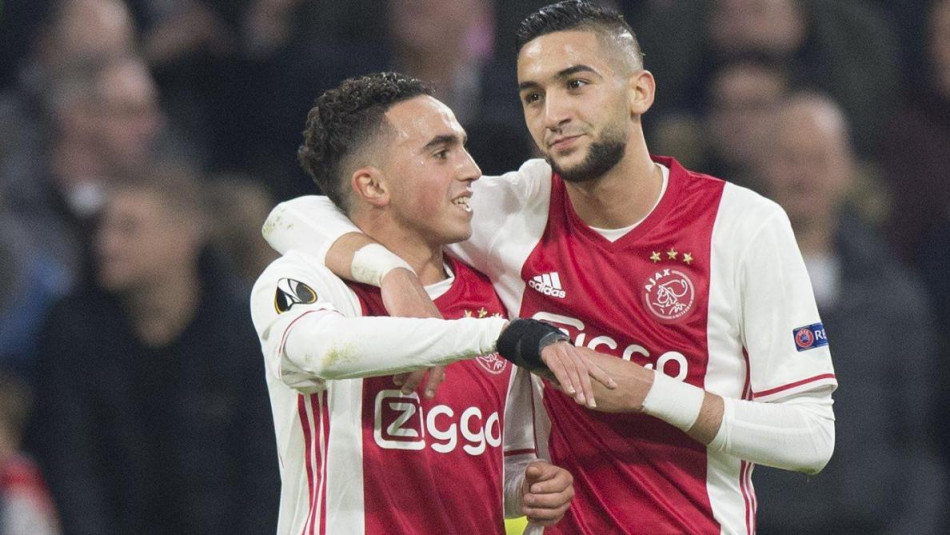 Nouri en compagnie de Ziyech.