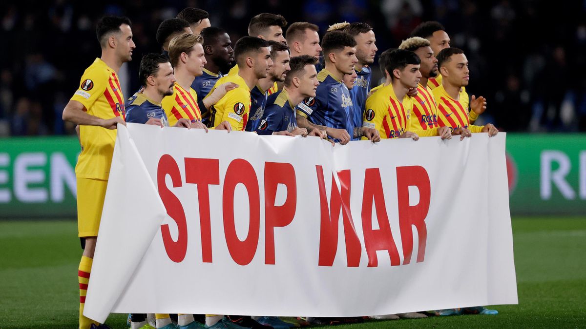 Le conflit Russie-Ukraine touche le sport
