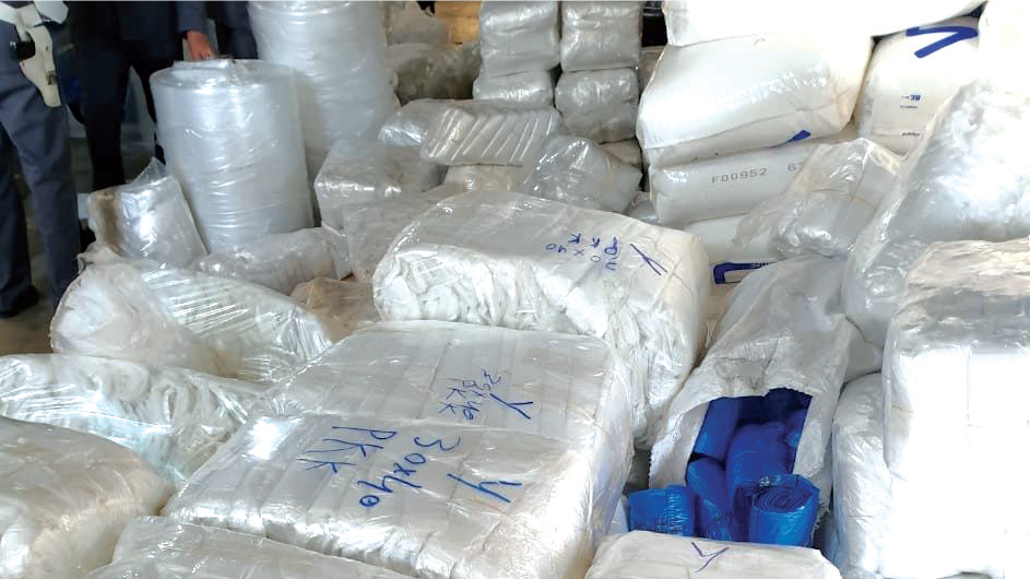 Casablanca-Settat : Saisie de 122 tonnes de sacs en plastique