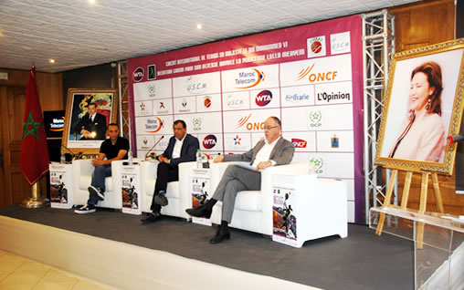 Une vue de la conférence de presse de la 18ème édition du Grand Prix Lalla Meryem.
