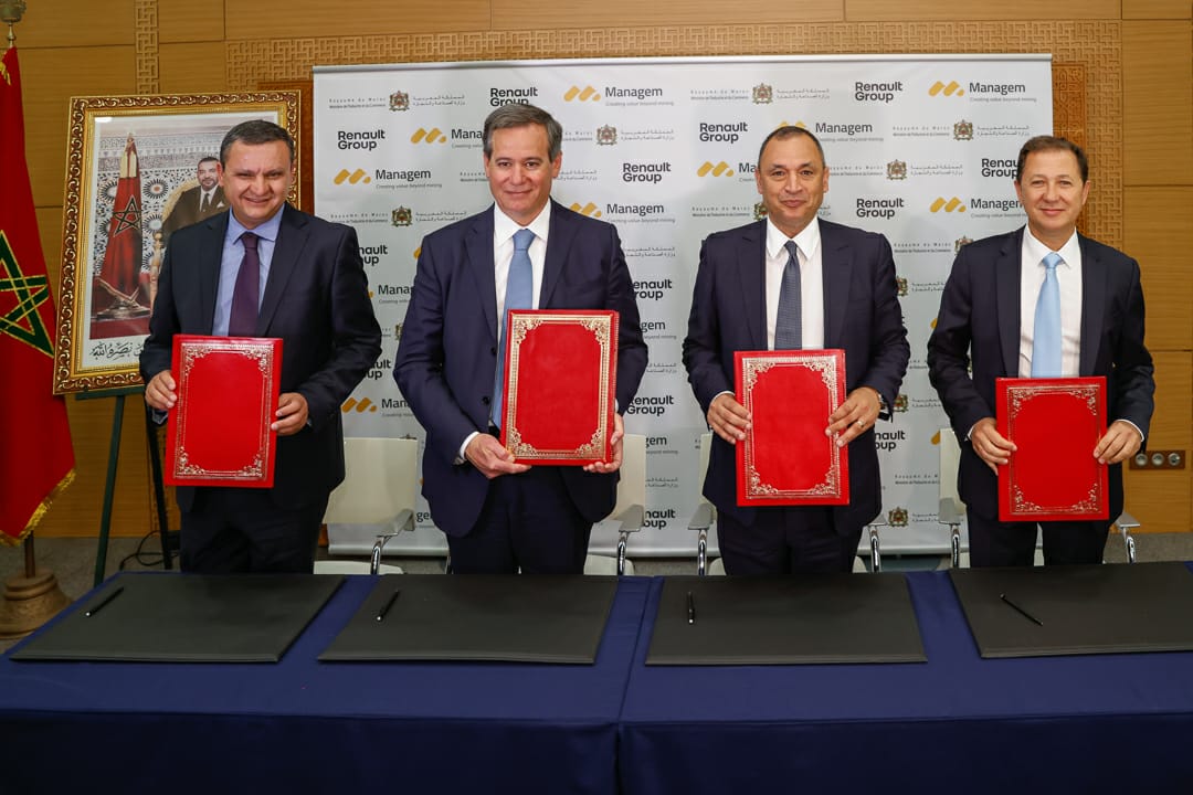 Renault et Managem signent un accord pour un approvisionnement durable en cobalt marocain