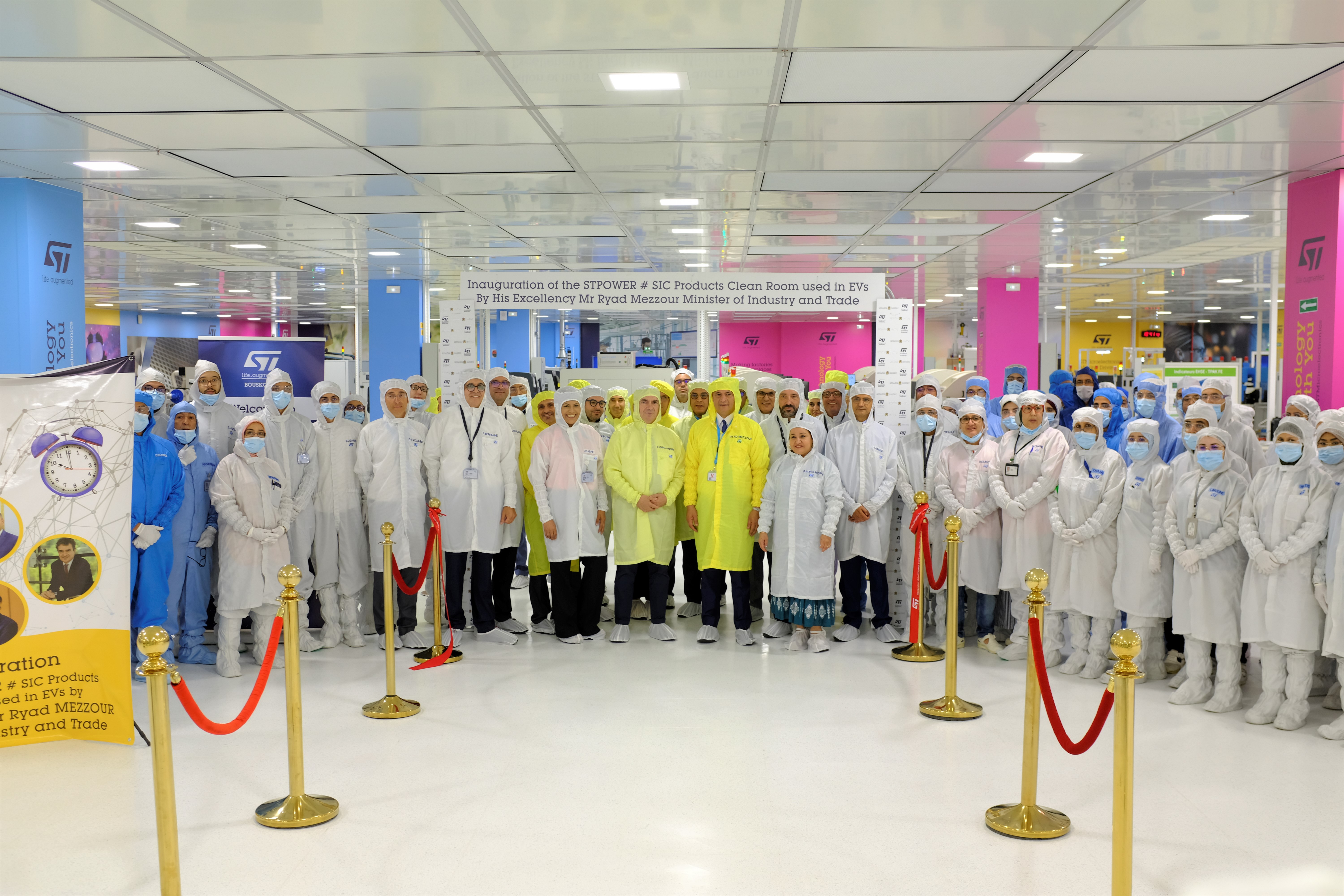 STMicroelectronics : Inauguration d'une nouvelle ligne de production à Bouskoura