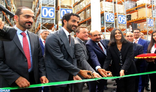 Tanger Med: Un groupe émirati inaugure un nouveau centre logistique à la plateforme industrielle