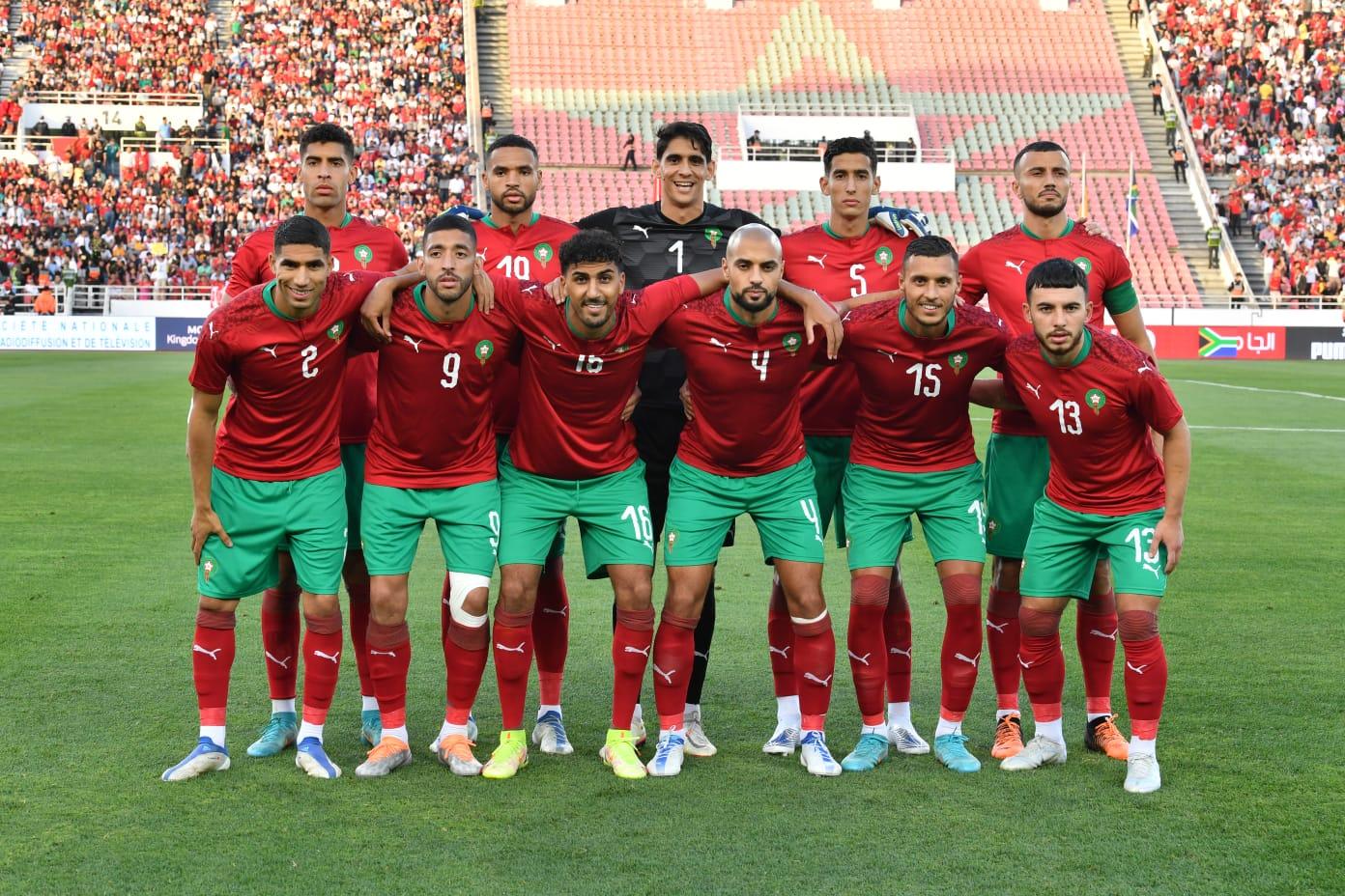 La formation qui a affronté l'Afrique du Sud, jeudi dernier. Ph. Nidal