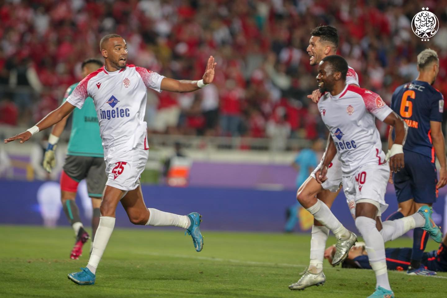 Farhane, l'auteur du but de la victoire wydadie. Farhane, l'auteur du but de la victoire wydadie.