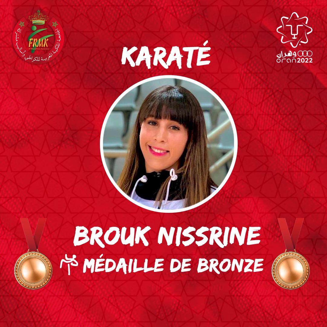 Jeux méditerranéens (Oran-2022) : Trois médailles de bronze pour les karatékas marocains