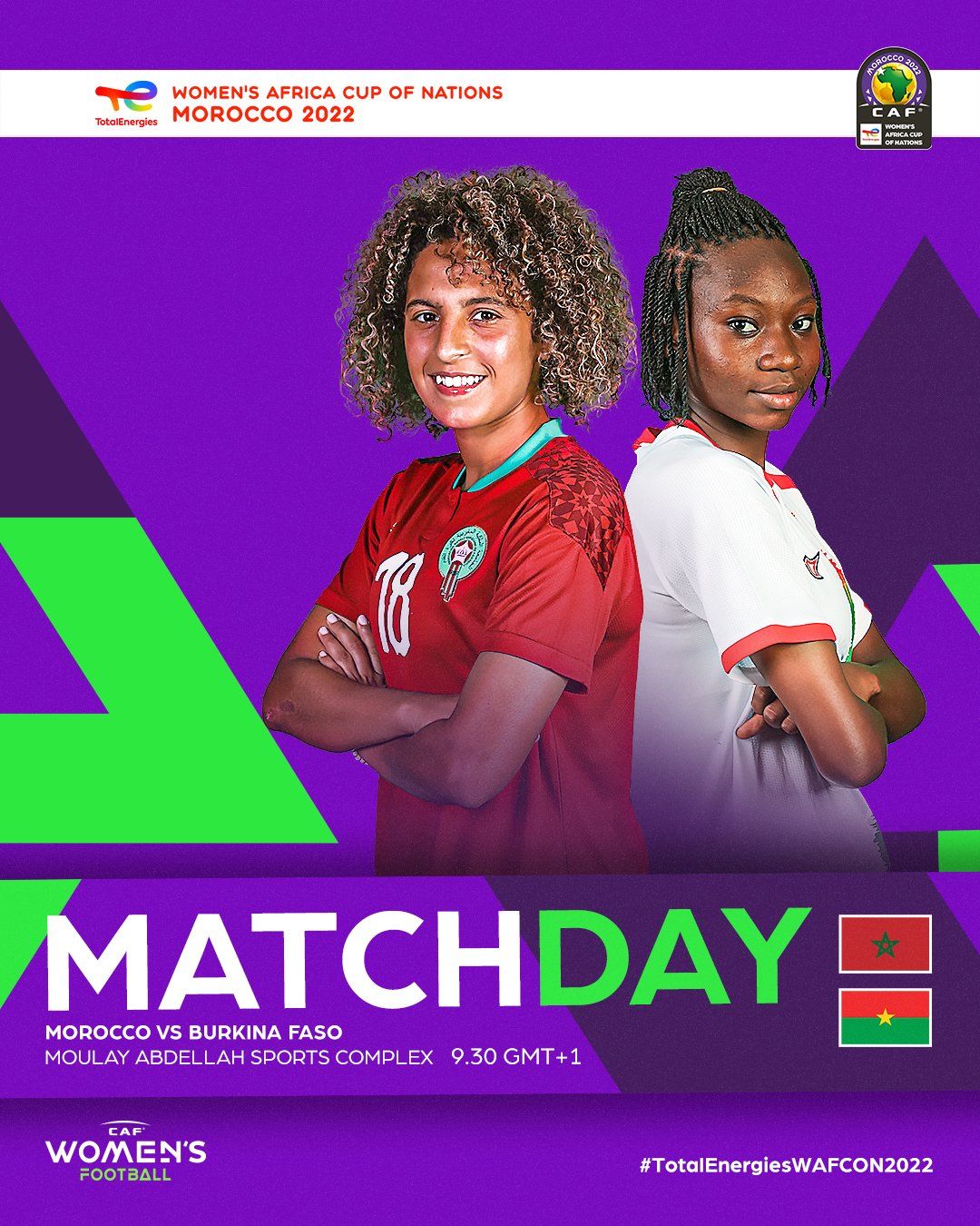 CAN Féminine 2022 :  Ce soir, ‘’Maroc-Burkina Faso’’ en ouverture arbitré par la  Rwandaise Salima Mukansanga (21h30) 