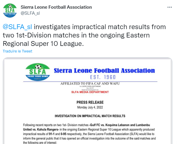 Football-Incroyable mais vrai  : En deux matches officiels, 91 à 1 et 95 à 0 !