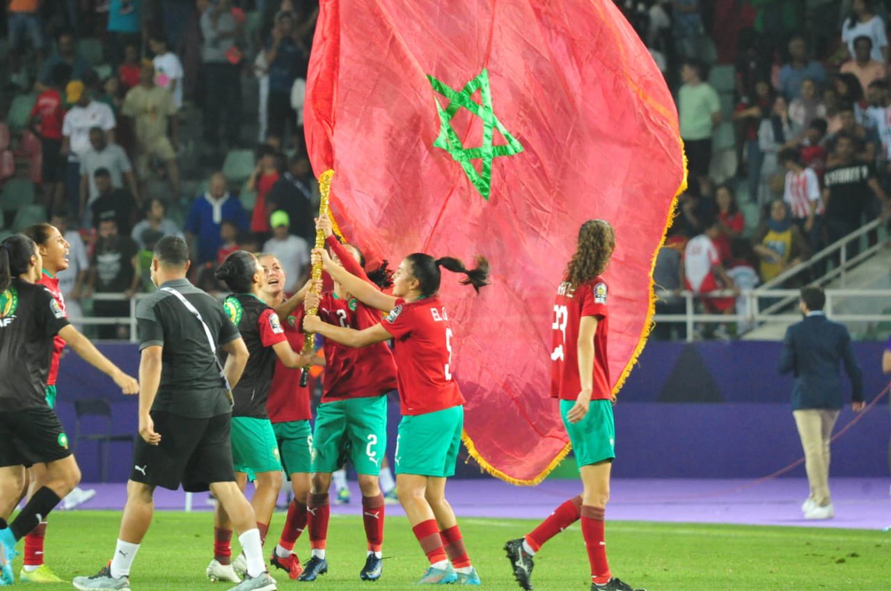 Double qualification de l'équipe nationale féminine : Quelques images pour l’Histoire…sans commentaire!