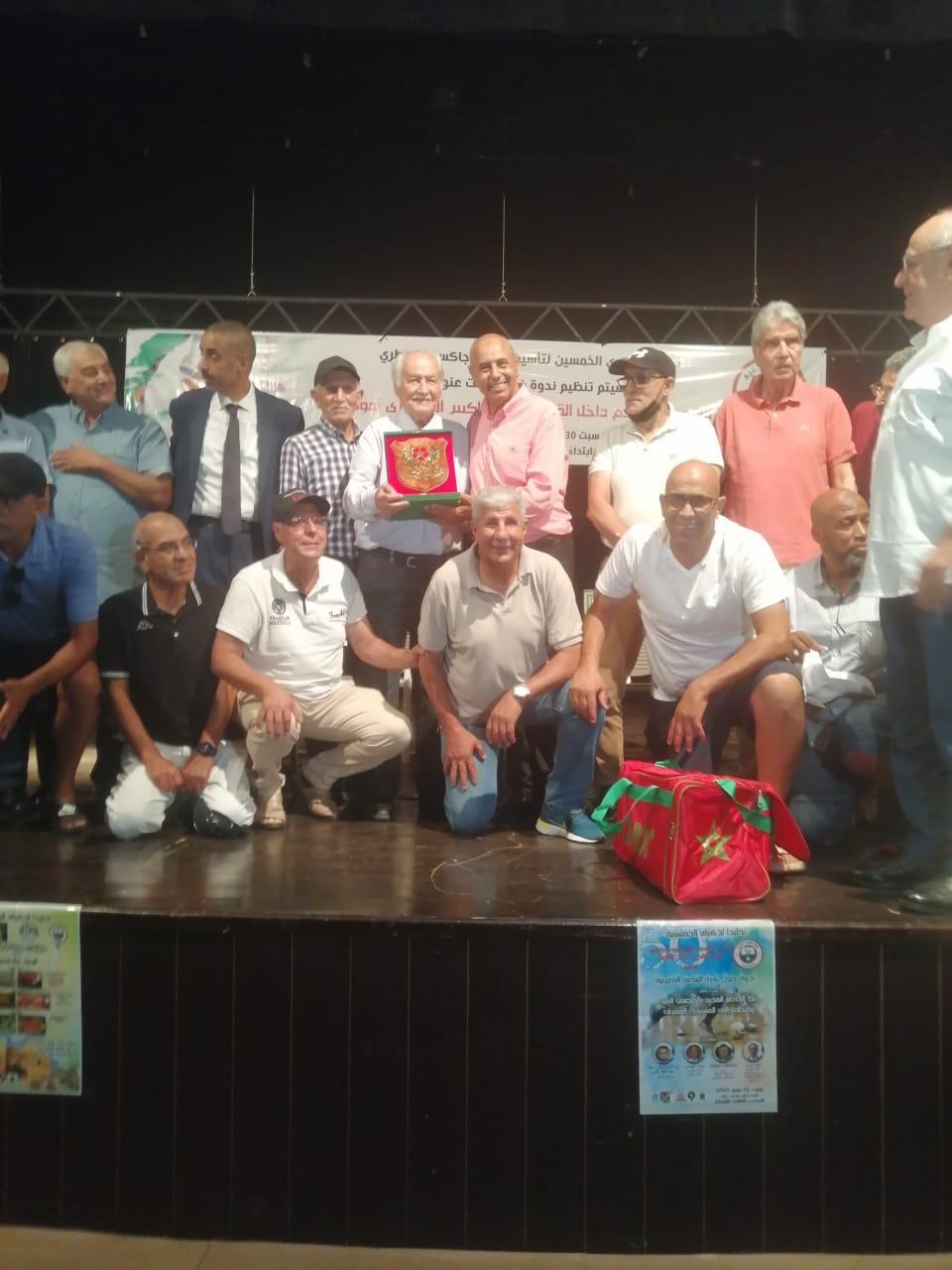 Un vibrant hommage rendu par les ex internationaux à Mohammed El Jamaï. Un vibrant hommage rendu par les ex internationaux à Mohammed El Jamaï.