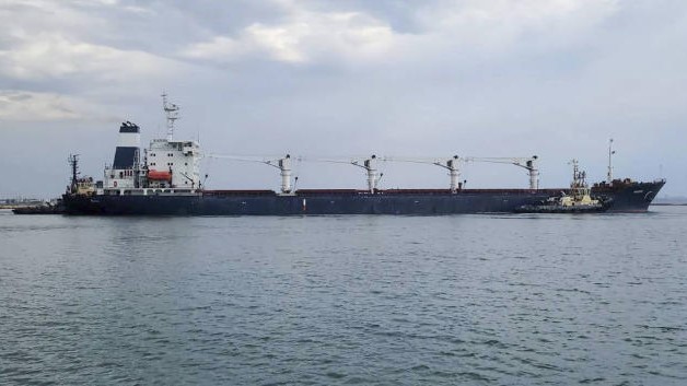 Guerre en Ukraine  : Le premier chargement de céréales a quitté Odessa Guerre en Ukraine  : Le premier chargement de céréales a quitté Odessa