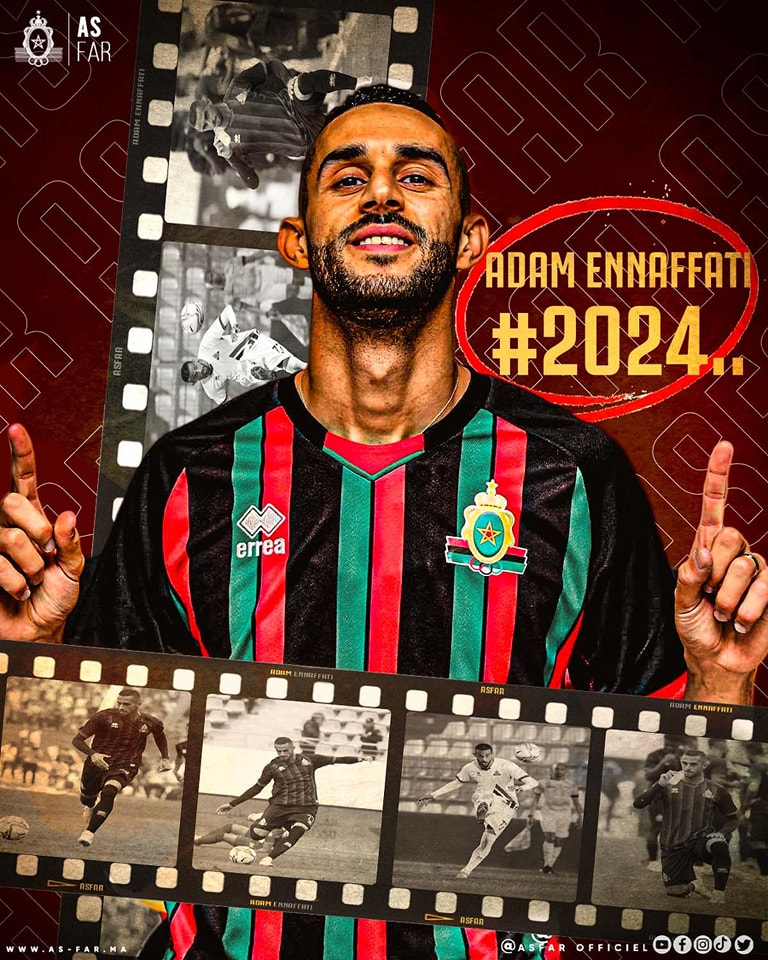 Mercato de L’AS FAR :  Derrag, Naji, Assout, Jouini et prolongement de Neffati