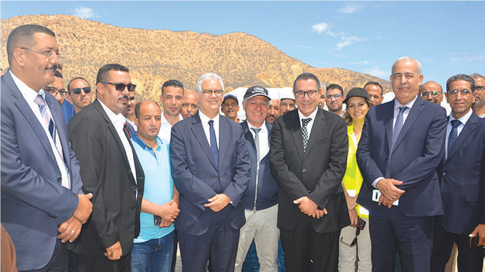 Agadir-Ida Outanane : Baraka visite le chantier de construction du barrage Tamri Agadir-Ida Outanane : Baraka visite le chantier de construction du barrage Tamri