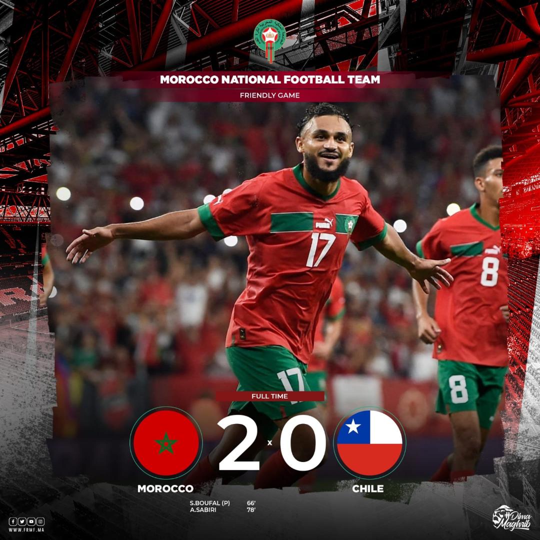Amical / Maroc-Chili (2-0) : Une victoire prometteuse avec l'art et la manière