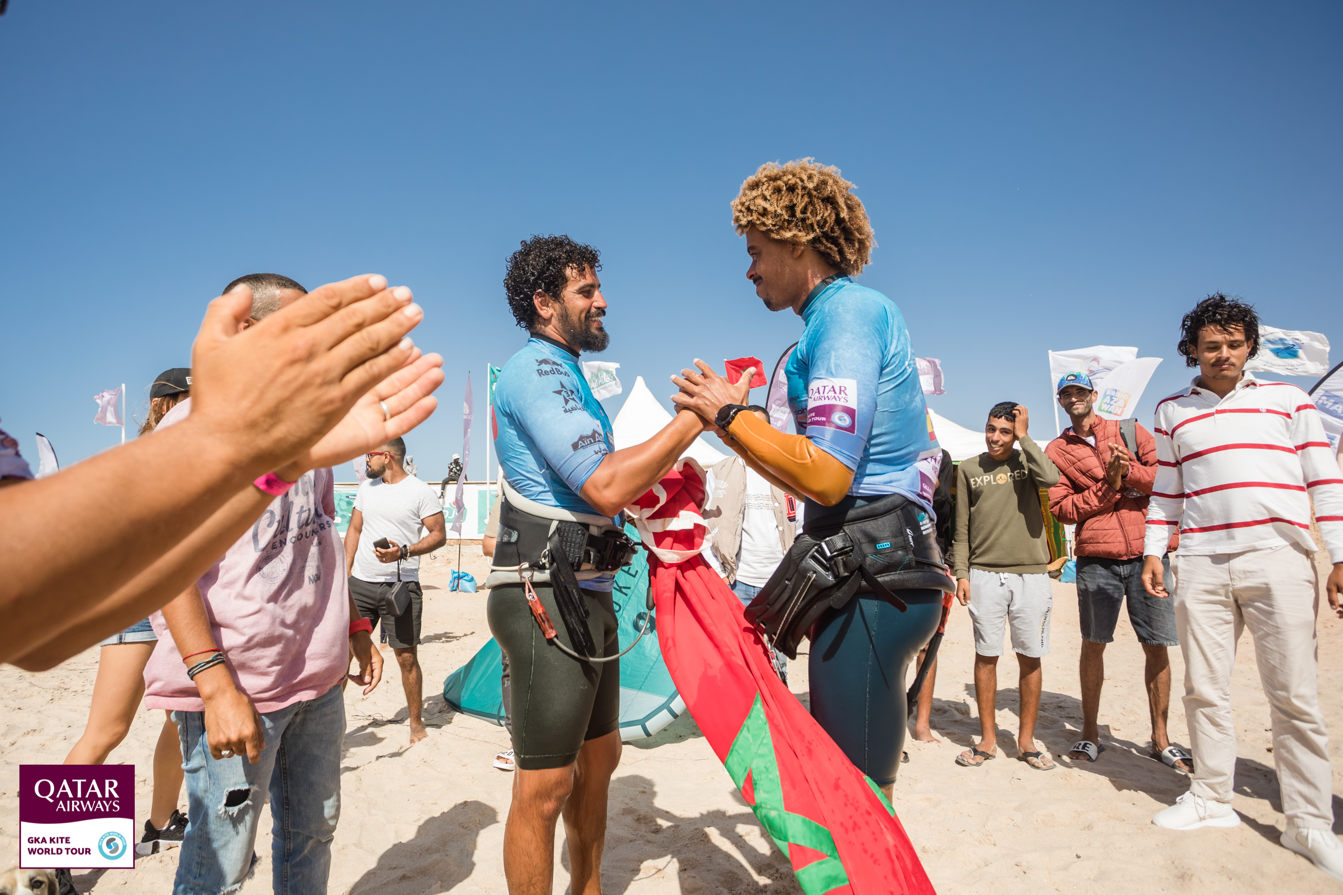 Championnat du monde de kitesurf James Carew et Capucine Delannoy remportent l'étape de Dakhla Championnat du monde de kitesurf James Carew et Capucine Delannoy remportent l'étape de Dakhla
