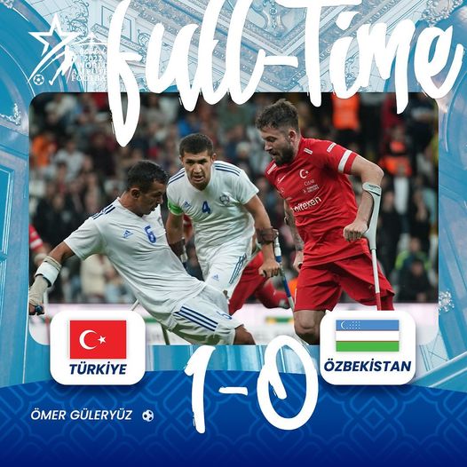 Mondial de foot pour amputés : La Turquie finaliste après avoir vaincu l'Ouzbékistan
