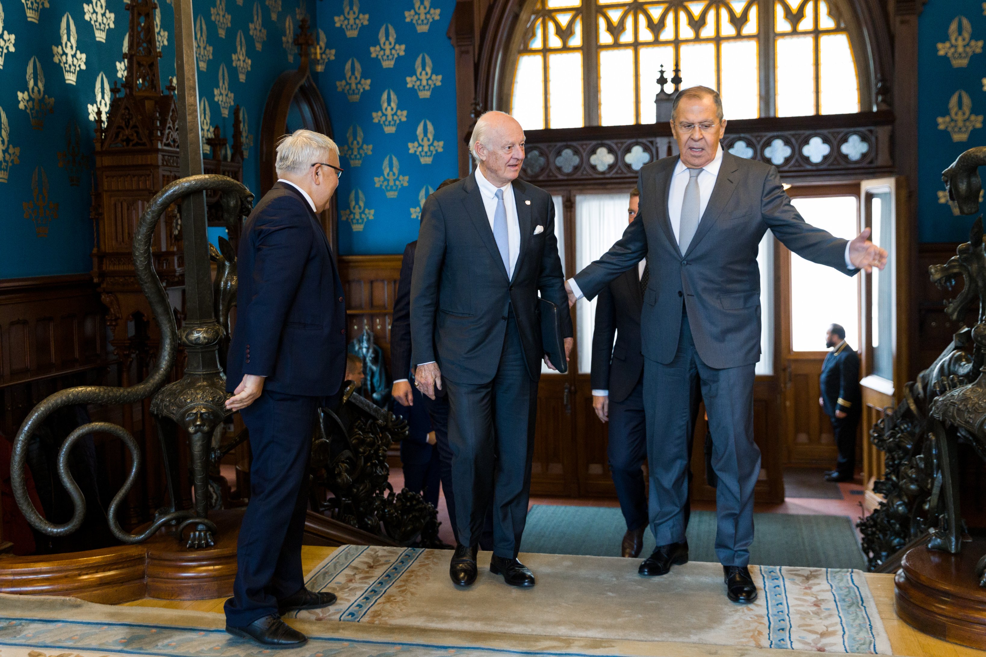 Sahara : Staffan de Mistura s’entretient avec Sergueï Lavrov