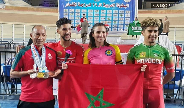 Championnat arabe de cyclisme sur piste Le Maroc remporte 14