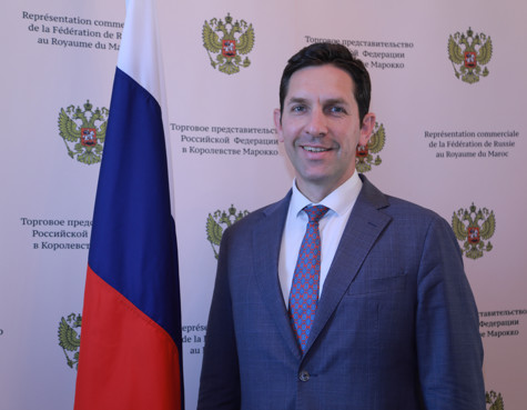 Artem Tsinamdzgvrishvili, représentant commercial de la Fédération de Russie au Maroc.