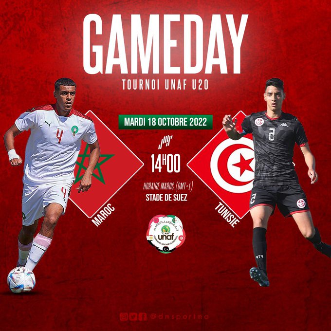 Tournoi zonal qualificatif pour la CAN U20 / Egypte 2023 : Maroc-Tunisie ce mardi après-midi