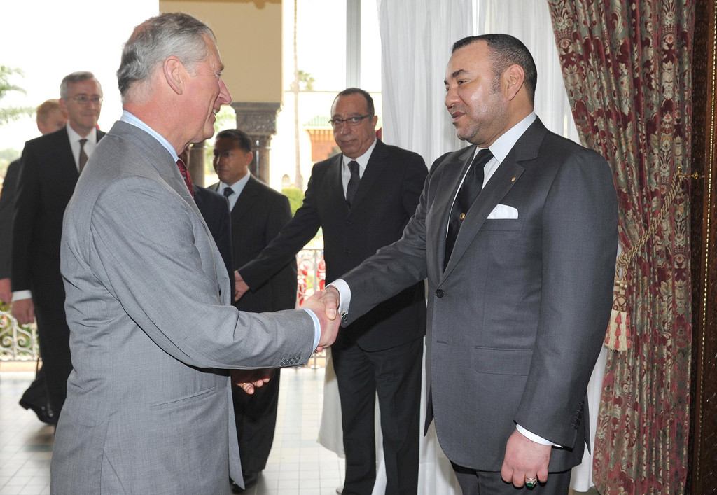 SM le Roi Mohammed VI s'entretient avec le Roi Charles III