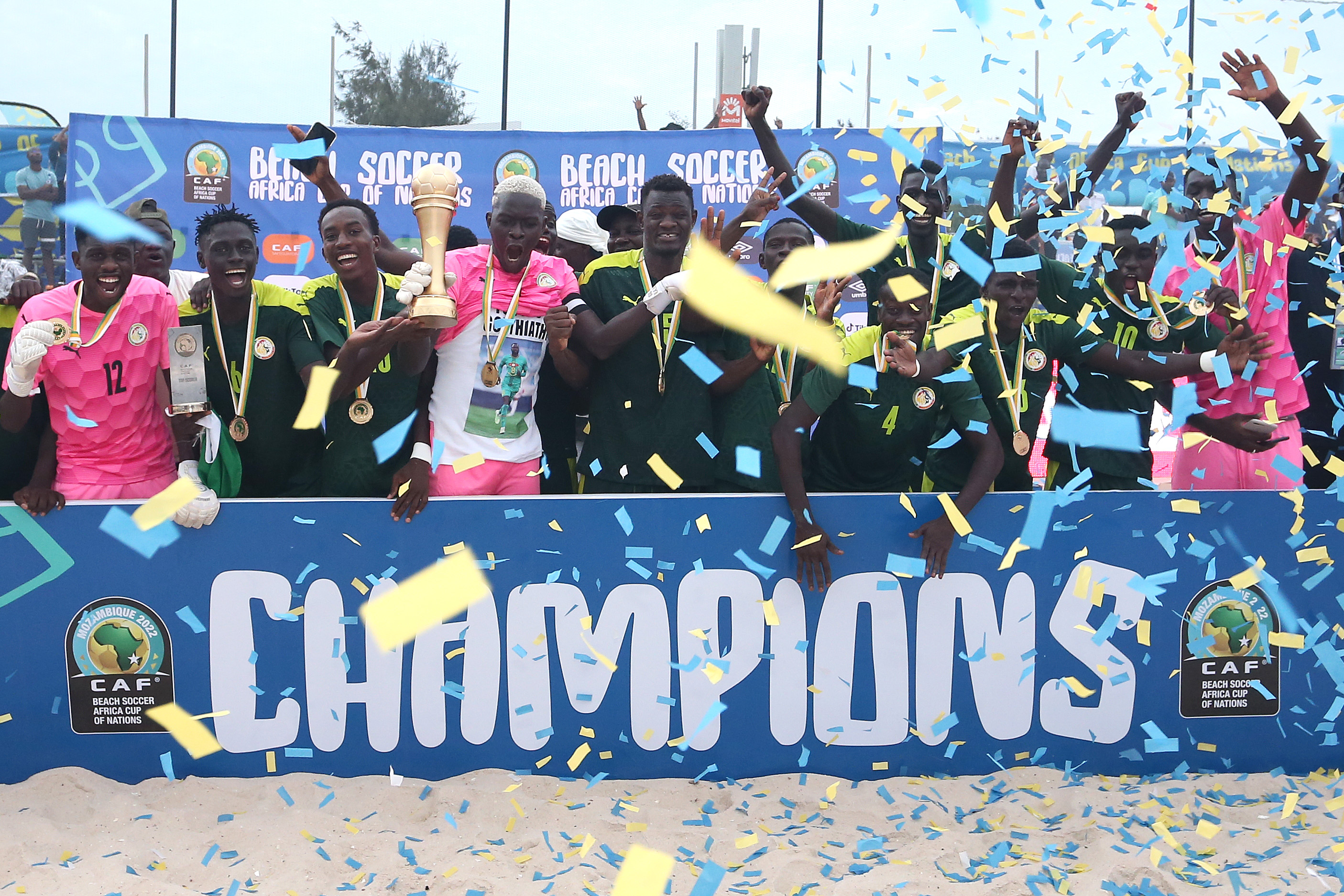 CAN Beach soccer 2022 : Le Sénégal médaillé d’or, le Maroc médaillé de bronze