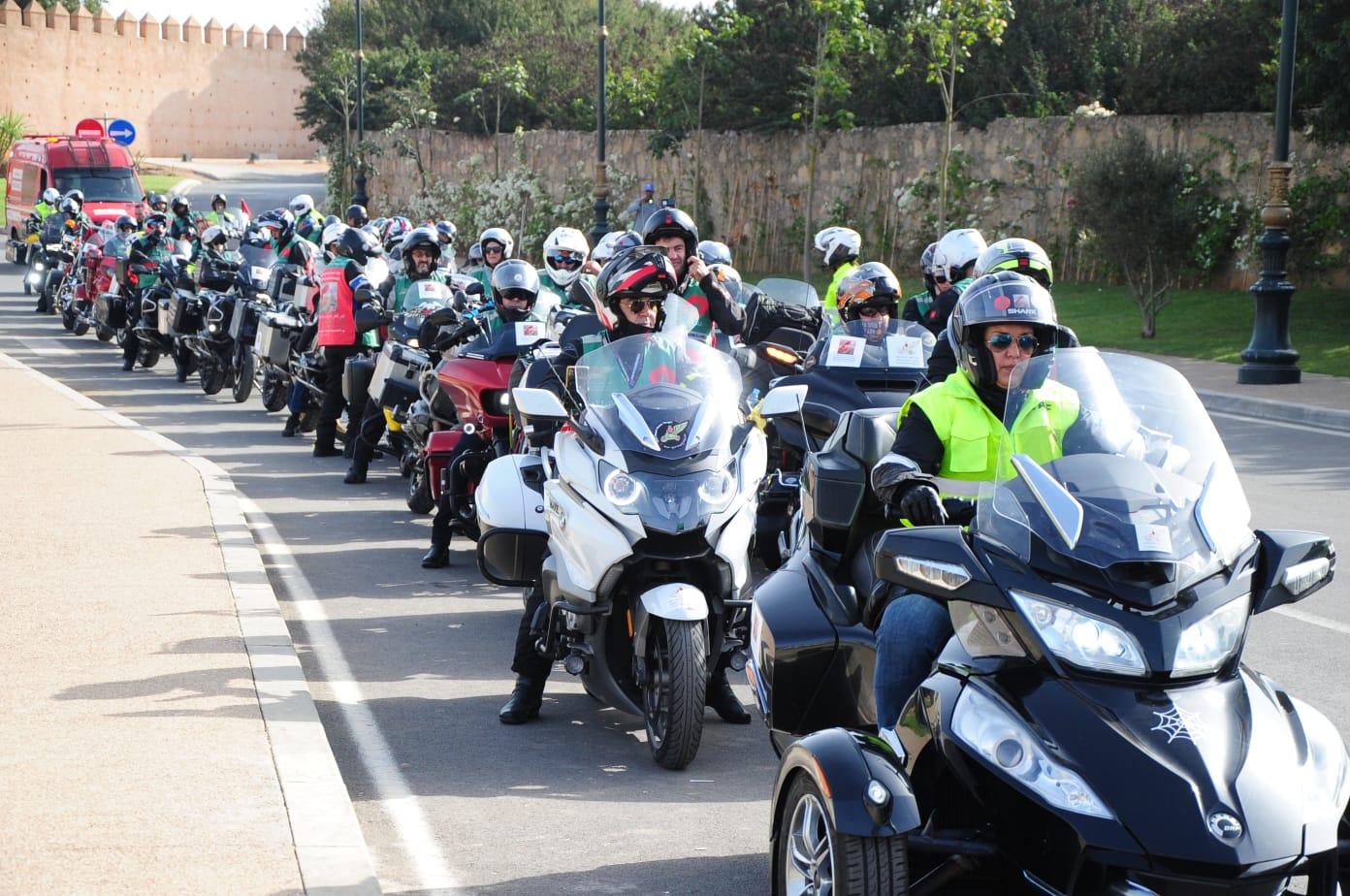 Club Royal Motos : Coup d’envoi du Tour international de la Marche Verte