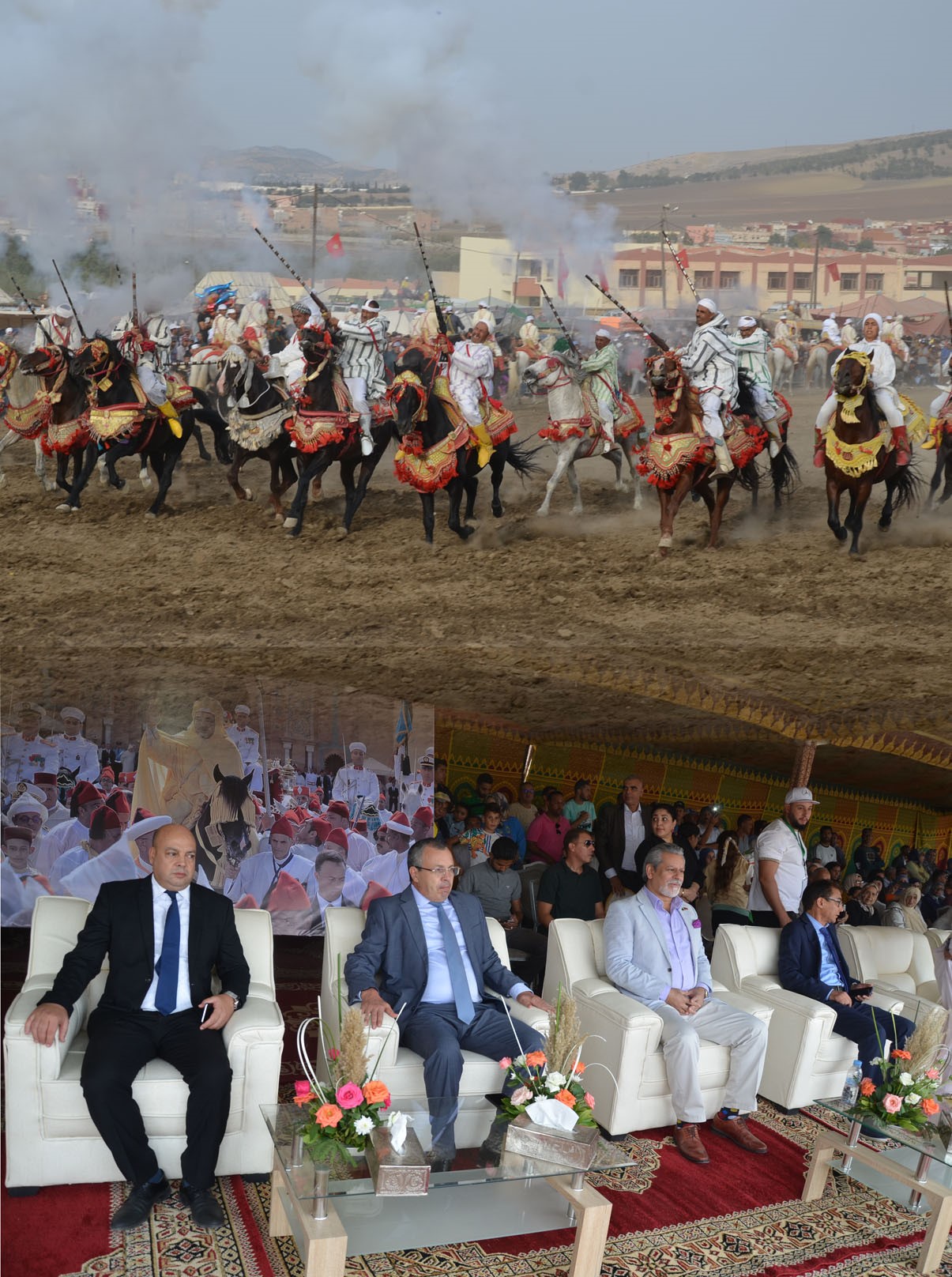 Moussem Sidi Kacem Abouasria :  3200 cavaliers paradent dans une grande ambiance de fête