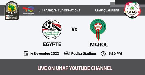 CAN U17 / Maroc-Egypte: Un nul qualifie les Lionceaux