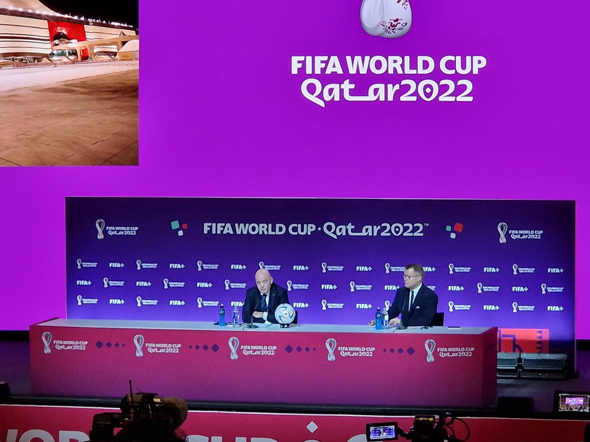 Mondial / Infantino en conférence de presse ce samedi matin : ‘’Nous organisons une Coupe du monde de football. Nous n’allons pas faire la guerre !’’