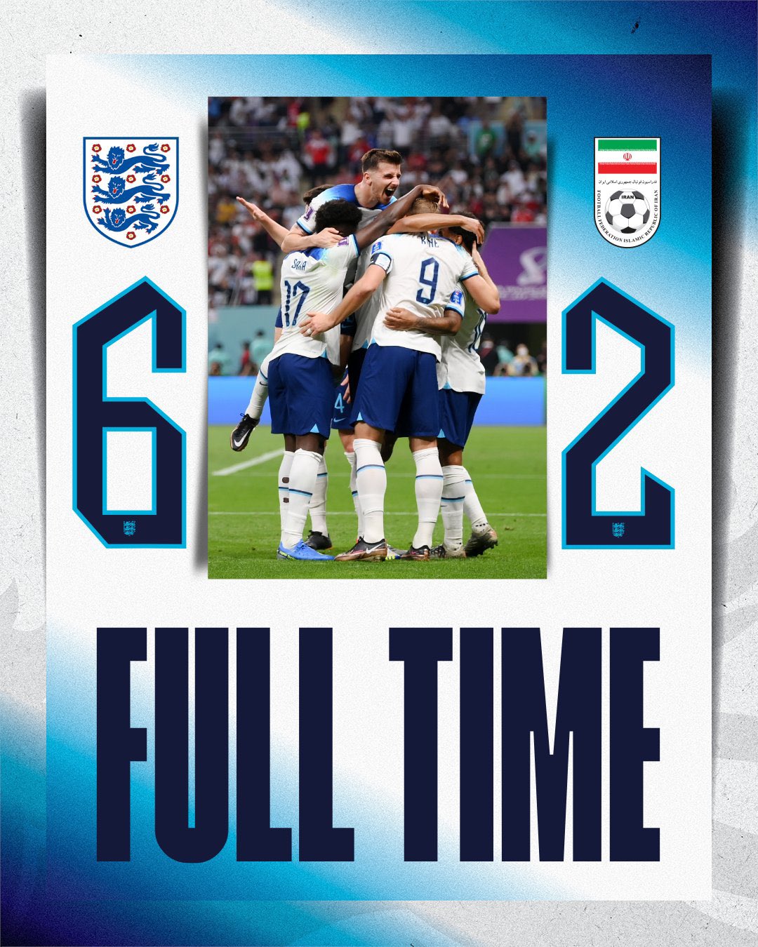 Mondial 2022 / Angleterre-Iran (6-2) : Les Anglais ont marché sur l’eau, les Iraniens ont fait naufrage !