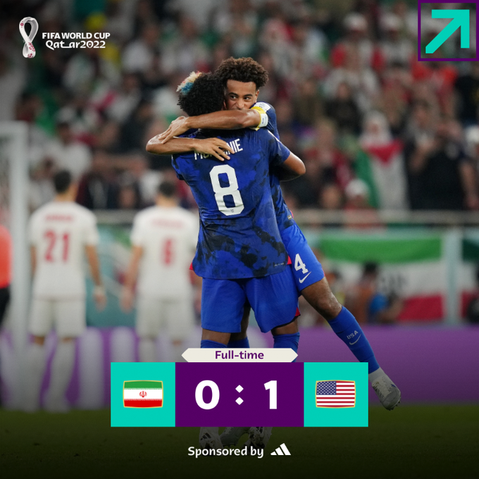 Mondial 2022 / Etats Unis-Iran (1-0) : Vainqueurs, les Américains s’offrent les Pays-Bas en huitième Mondial 2022 / Etats Unis-Iran (1-0) : Vainqueurs, les Américains s’offrent les Pays-Bas en huitième