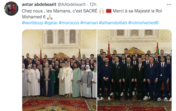 Lu sur twitter : Une communion marocaine à la marocaine!