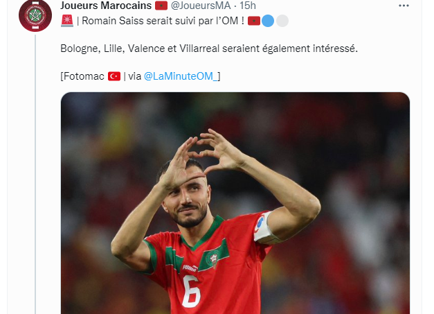 Lu sur Twitter : Naples serait leader de la course vers Ounahi