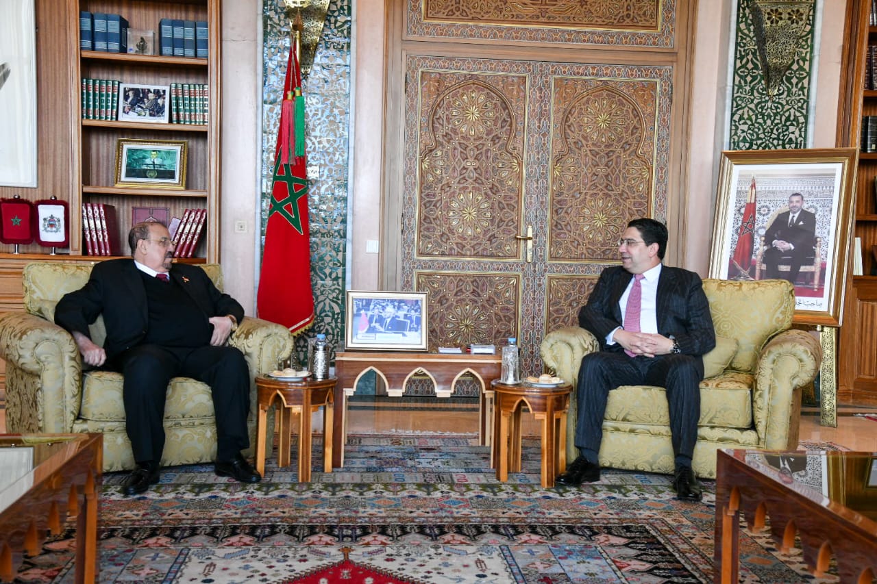Bourita s'entretient avec le président de la Chambre des représentants du Yémen
