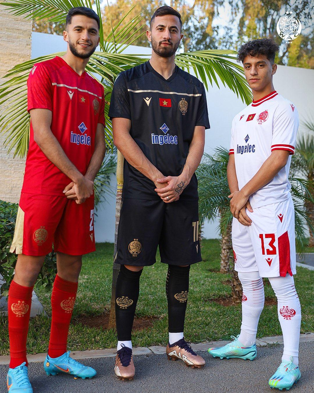 Mondial des clubs : Les trois maillots officiels du Wydad