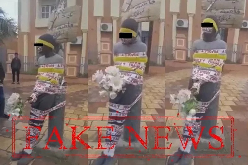 Fake news: Séquestré et ligoté à cause de la St-Valentin ? Fake news: Séquestré et ligoté à cause de la St-Valentin ?