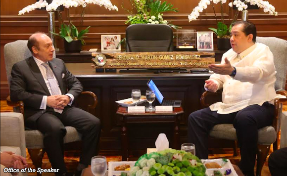 Philippines : Rida El Fassi rencontre le président du Parlement