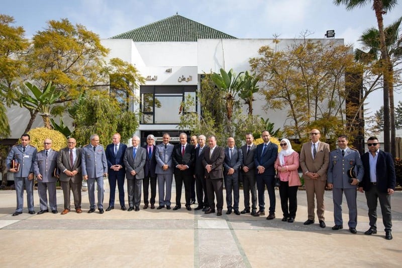 Une délégation palestinienne s’informe des prestations médicales des FAR Une délégation palestinienne s’informe des prestations médicales des FAR