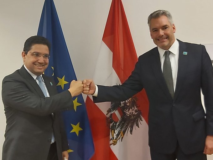 Le Chancelier autrichien en visite au Maroc 