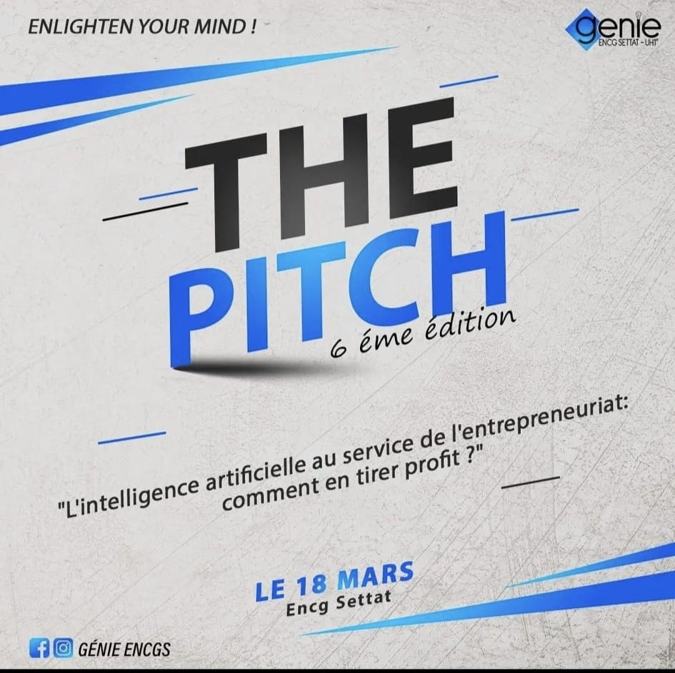 The Pitch-ENCG Settat : L’intelligence artificielle au service de l’entrepreneuriat