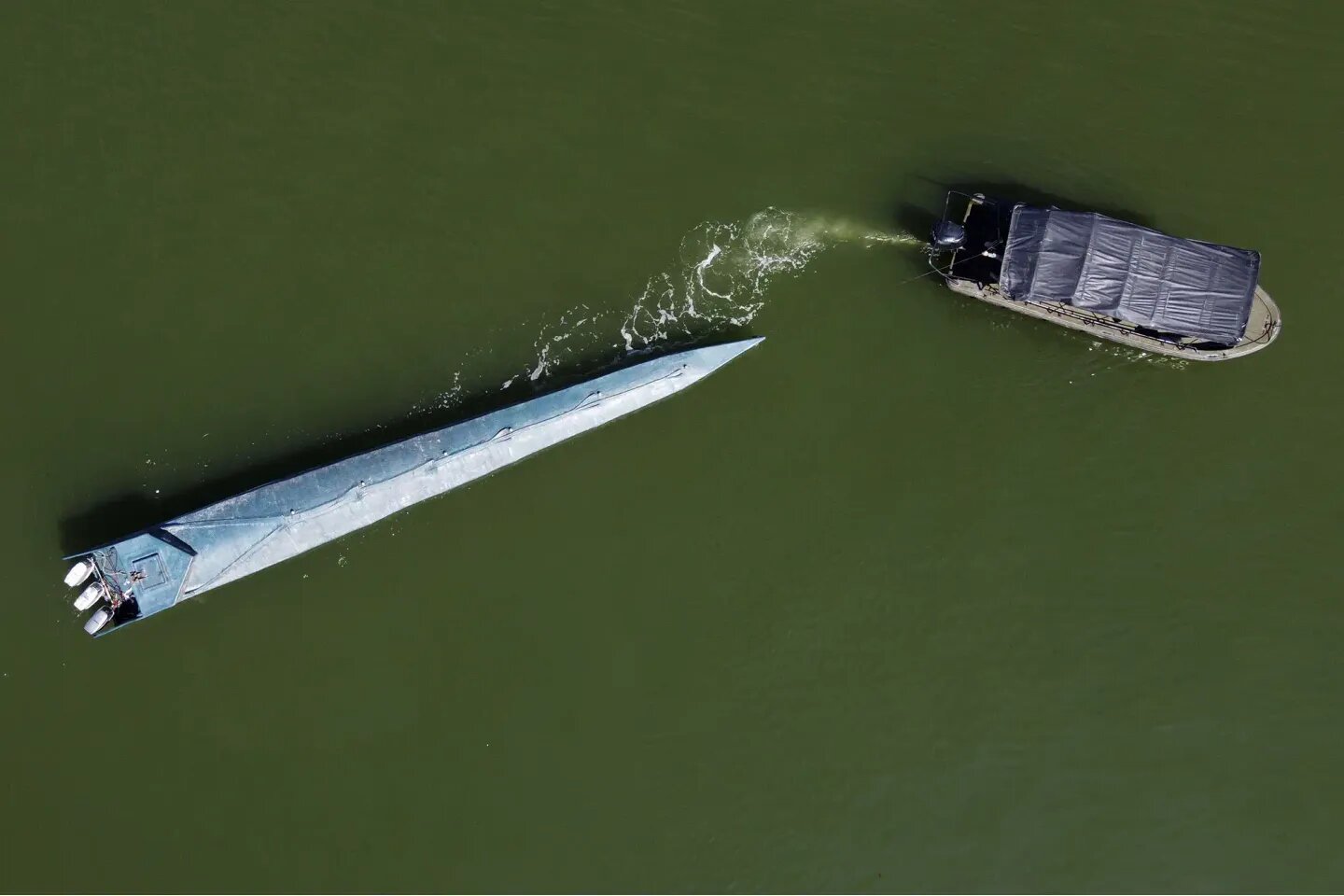 Narcotiques : Interception d’un sous-marin plein de coke en Colombie