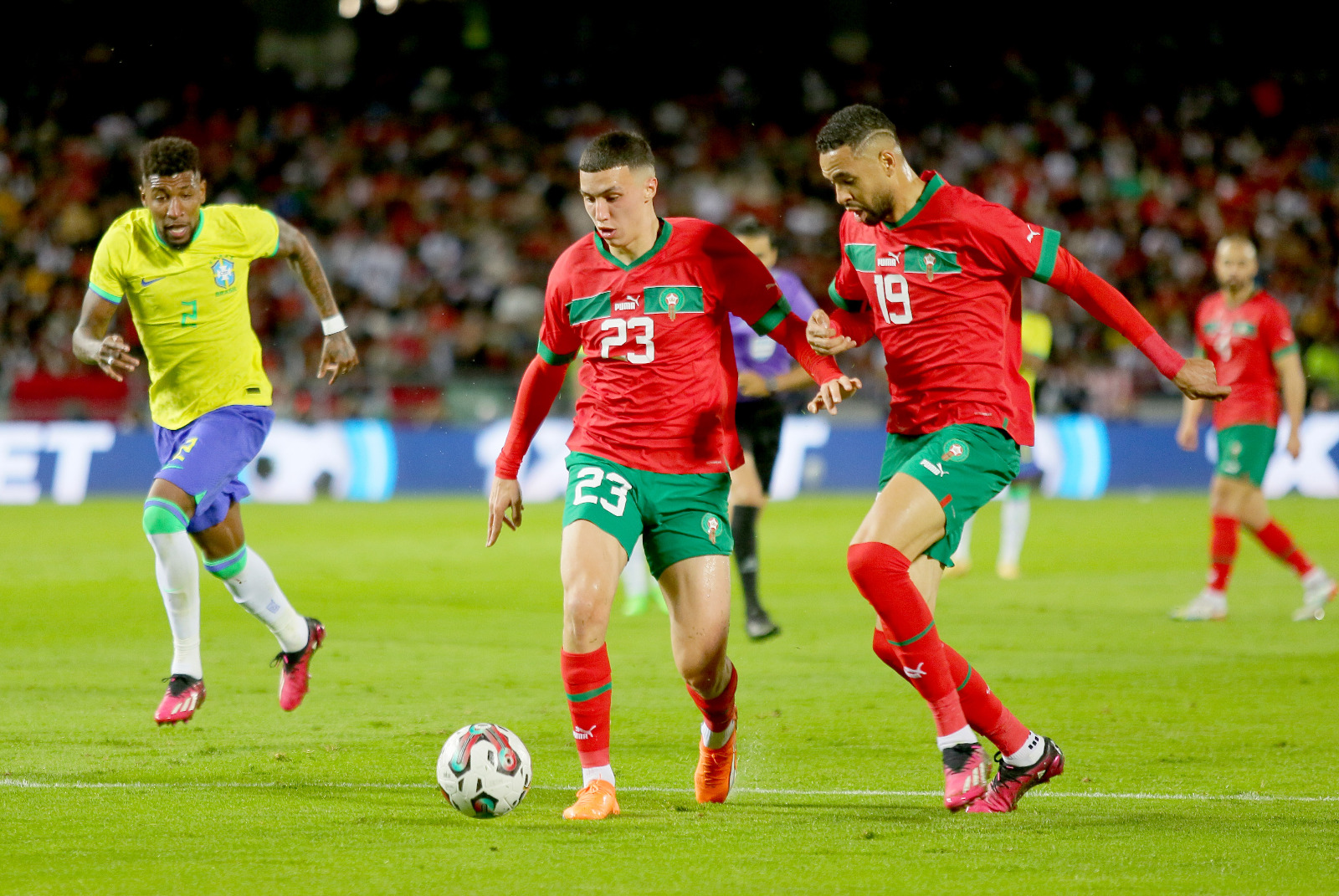 Amical Maroc-Brésil  (2-1): Victoire méritée des Lions devant 65.000 spectateurs
