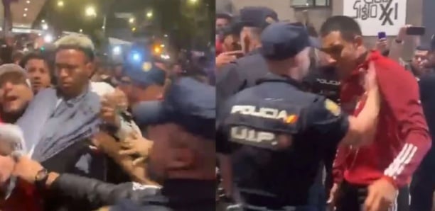 Football : échauffourée entre la police espagnole et la sélection du Pérou Football : échauffourée entre la police espagnole et la sélection du Pérou