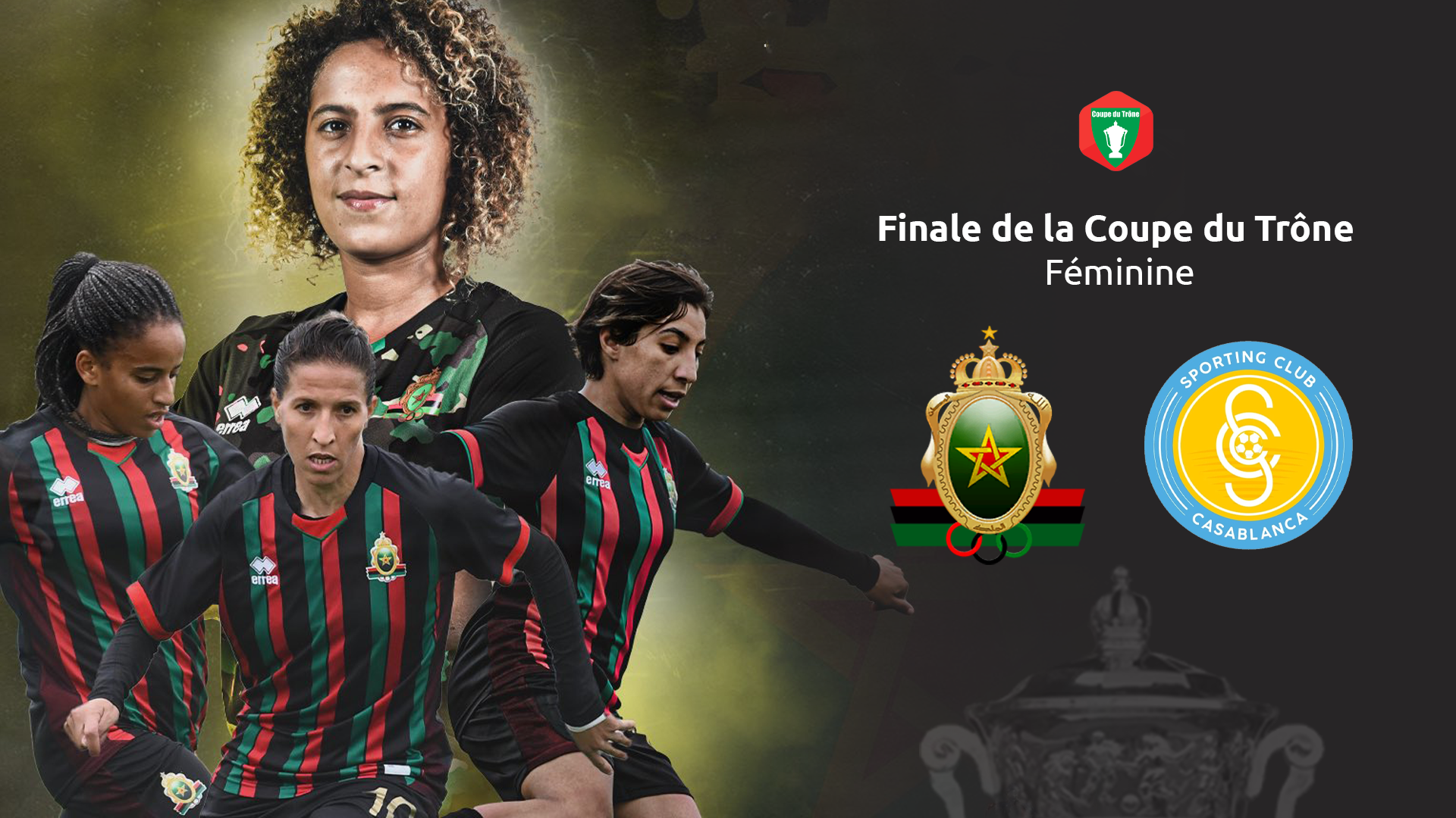 Football féminin/Finale de la Coupe du Trône (20-21) : Le Sporting de Casa défie les FAR ce samedi