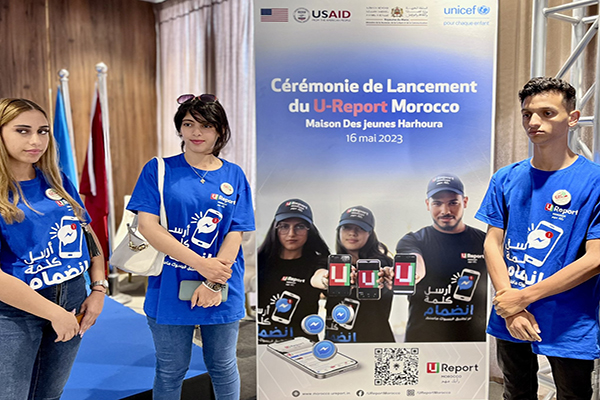 Maroc - UNICEF: Lancement de « U-Report Morocco », porte-voix des jeunes marocains